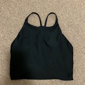 black old navy sports bra top